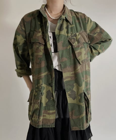 【USED】 69's U.S.ARMY Jacket Camouflage / 220503-003