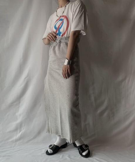 【USED】 S/S T-shirt "NO MA'AM"/210801-025