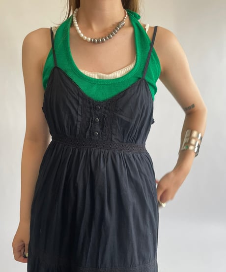 【USED】 Knit Halter-Top / 220711-019