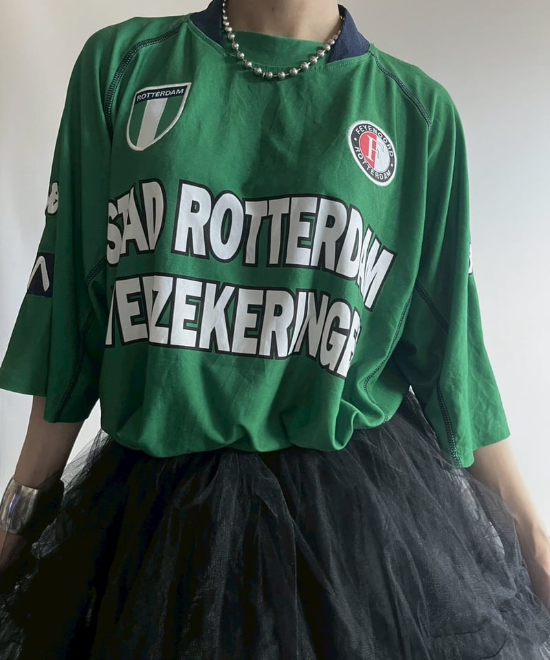 レア品！　Kappa Feyenoord サッカーシャツ L 2002-03 Feyenoord Kappa Training Shirt - 10/10 - (XL.Boys)