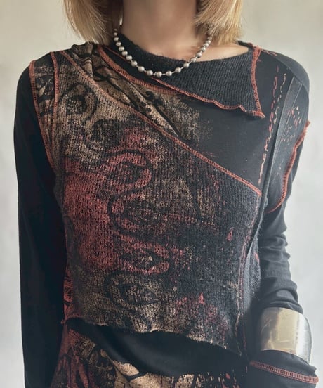 【USED】 L/S design One-Piece  /250906-019
