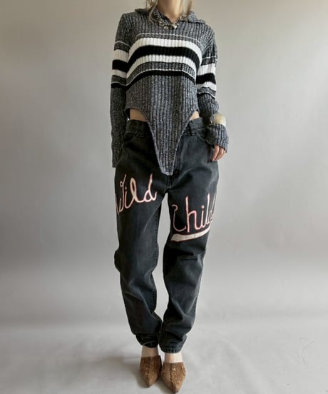 【RE;CIRCLE】 RE Rib Knit Leotard Top / 260416-012