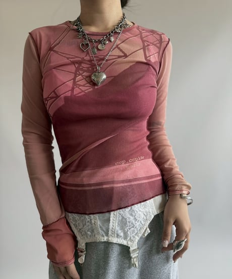 【USED】 Cop.Copine Sheer Top  / 250705-012