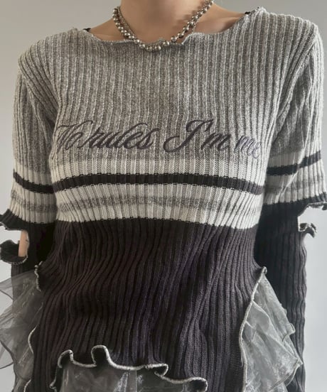 【RE;CIRCLE】 RE Mellow Knit Top /  251023-018