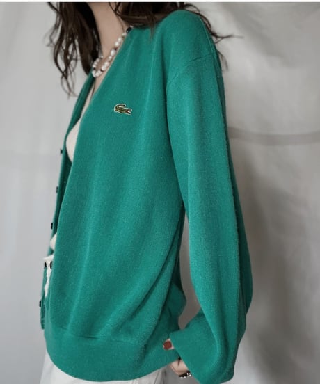 【USED】   LACOSTE Knit Cardigan⑥/211126-014