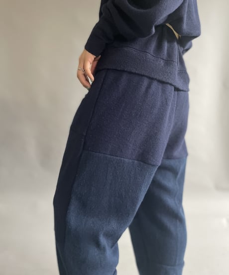 【RE;CIRCLE】 RE Acrylic Knit Overall / 230220-023