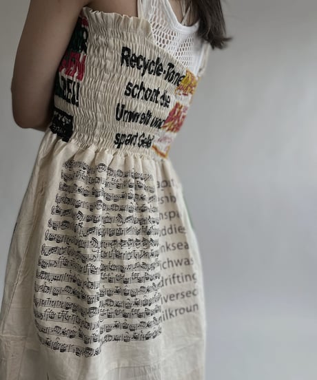 【RE;CIRCLE】 RE Eco-Friendly Bag Camisole One-piece / 220804-023
