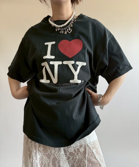 【USED】  Made in USA DELTA I ♡ NY T-Shirt/250510-055