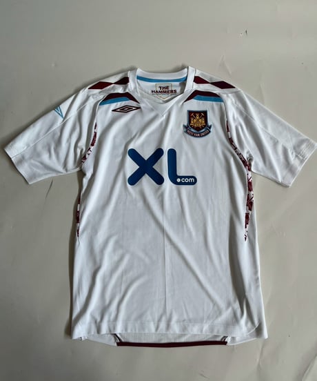【USED】07~08's UMBRO West Ham United FC Soccer Shirt / 250809-007