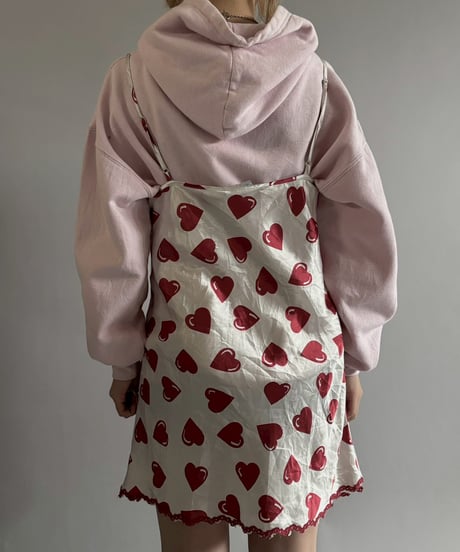 【USED】 Heart Pattern Lingerie Camisole /251206-003