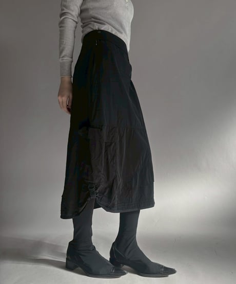 【USED】 Cop.Copine Nylon Cargo Pocket Design Skirt / 260131-021