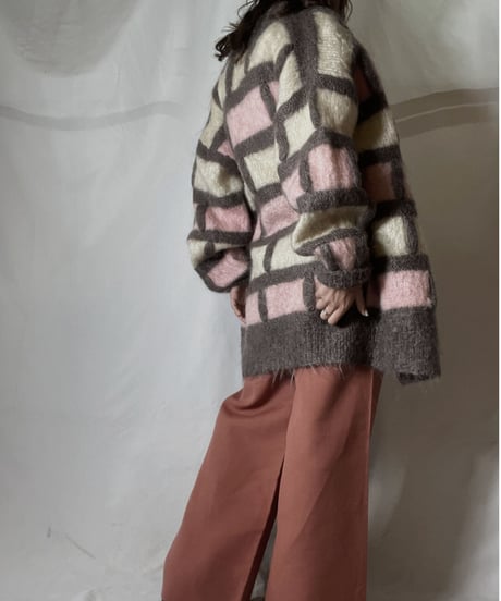 【USED】  Mohair Knit Cardigan /211110-036
