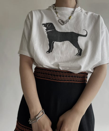 【USED】 Short Sleeved Dog T-shirt / 220611-005