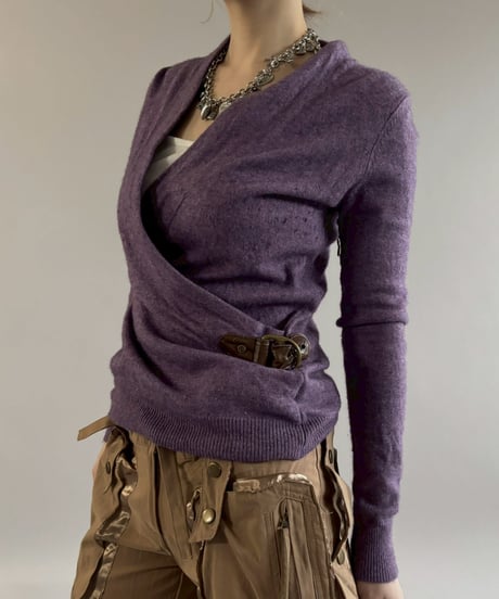 【USED】 Lauren Ralph Lauren Design Knit Cardigan / 260221-004