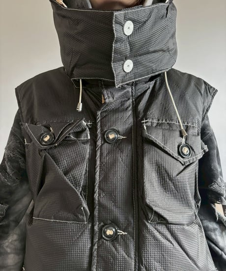 【USED】 Stitch Design Down Vest / 251227-013