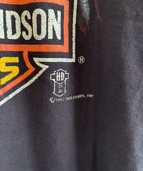 【USED】 Made in USA 87's HARLEY DAVIDSON T-Shirt / 260627-027