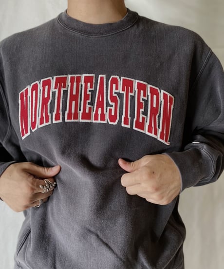 【USED】  Champion Reverse Weave Sweat NORTH EASTERN/210902-047
