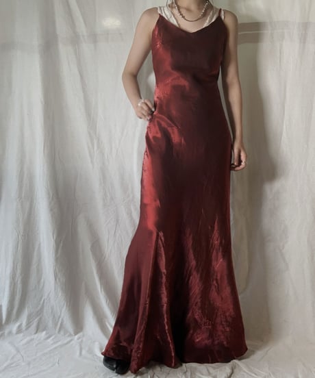 【USED】 Shiny Camisole Dress / 230114-015
