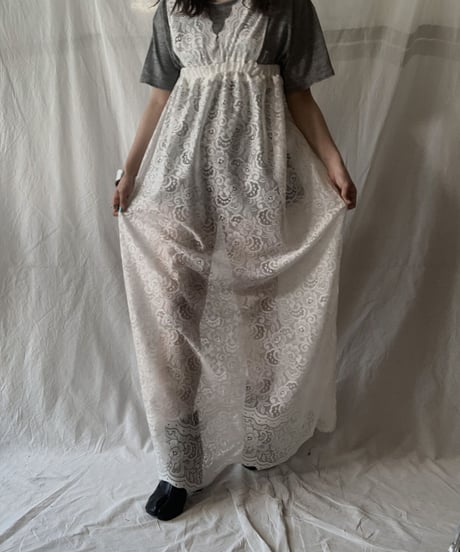 【RE;CIRCLE】 RE Lace N/S One-piece②/210611-026
