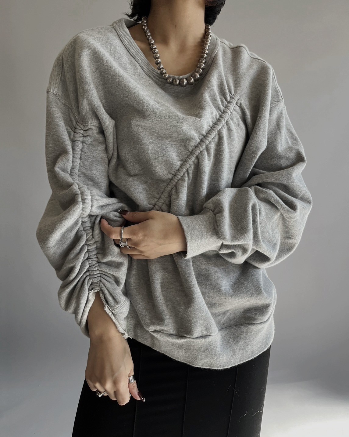 Y*U様 DRIES VAN NOTEN スウェット 20AW プリント アシン USED】DRIES VAN NOTEN 20AW Sweat Top /240127-01