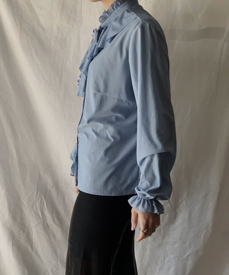 【USED】Poly Blouse Shirt/210217-042