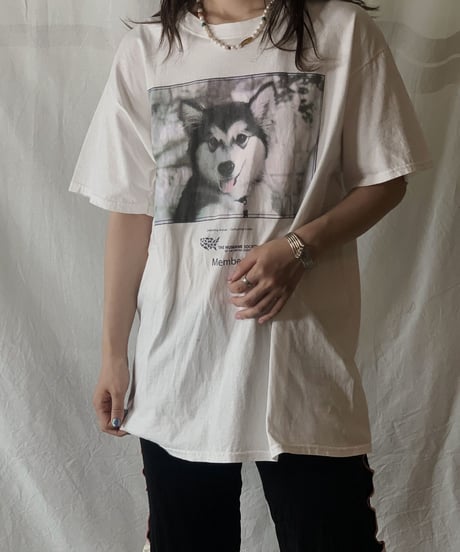 【USED】S/S T-shirt DOG① /210604-003