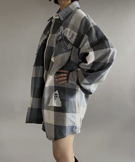 【Mashup Products】Cotton100% L/S Shirt/  240217-026