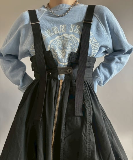 【2026SS最終 / RE;CIRCLE】 RE U.S Military Rebuild 2way One-piece (Black)/ ARMY-02