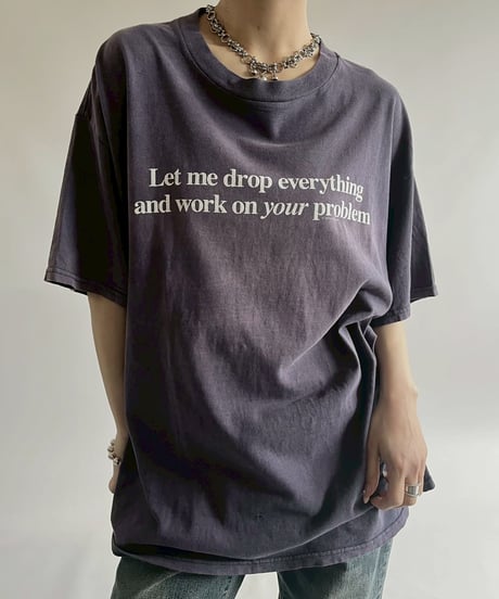 【USED】  DELTA Message T-Shirt/250510-019