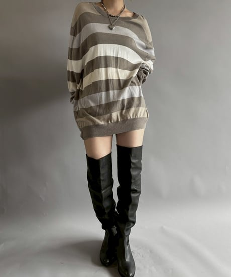 【USED】 BANANA REPUBLIC Border Knit /251025-006