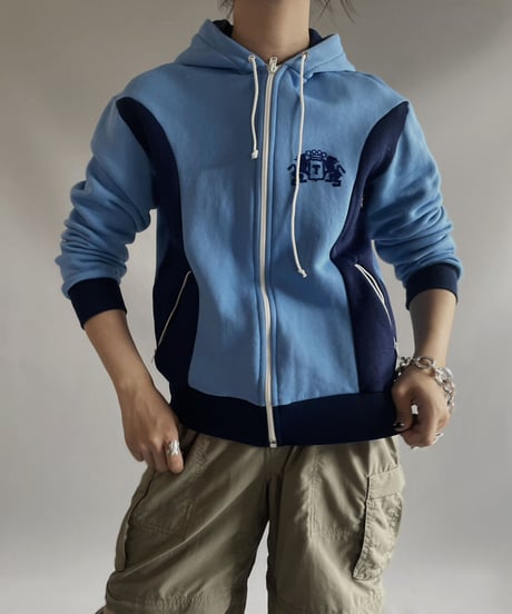 【USED】 Jersey Zip Up Hoodie / 230930-017