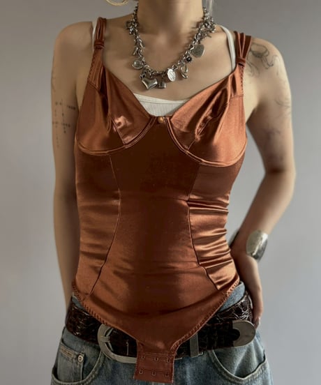 【USED】 Camisole Leotard Top  /260622-008