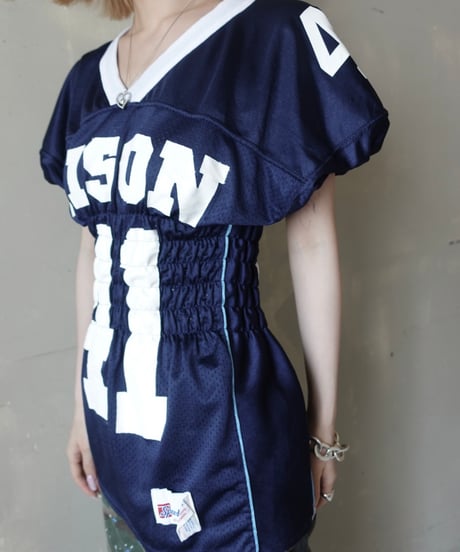 【RE;CIRCLE】 Re Shirring Football Shirt  /  250724-034