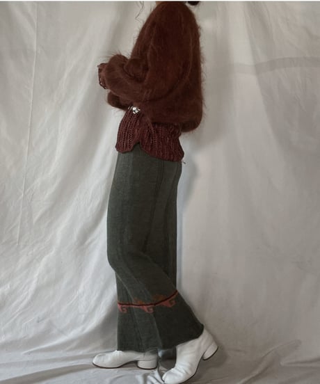 【USED】    Mohair Knit Top/211216-021