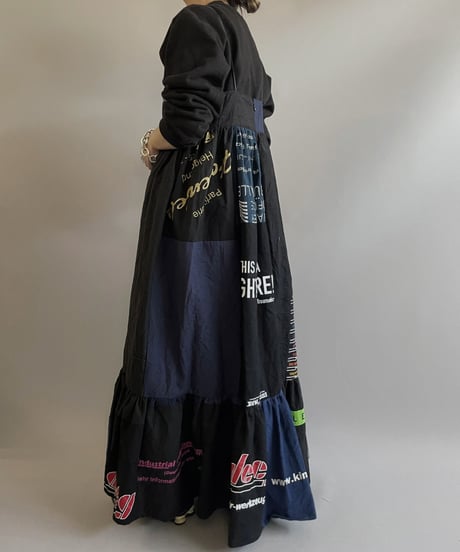 【RE;CIRCLE】RE Eco-Friendly Bag Camisole Long One-piece Black / 2300828-016