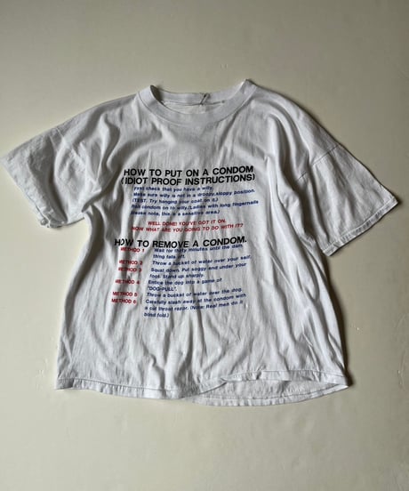 【USED】 CONDOM T-Shirt  /240729-102