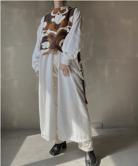 【RE;CIRCLE】 RE Curtain Vest/220226-010