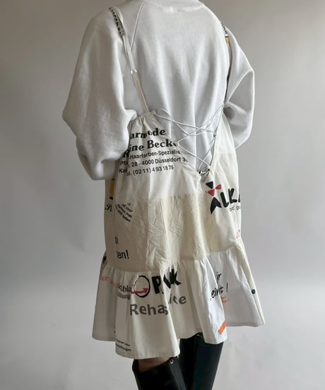 【RE;CIRCLE】 Re Eco Bag Back Lace Up Cami  /  250417-017