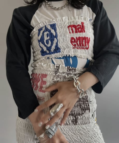 【RE;CIRCLE】RE Eco-Friendly Bag Shirring Tube Top / 230622-027
