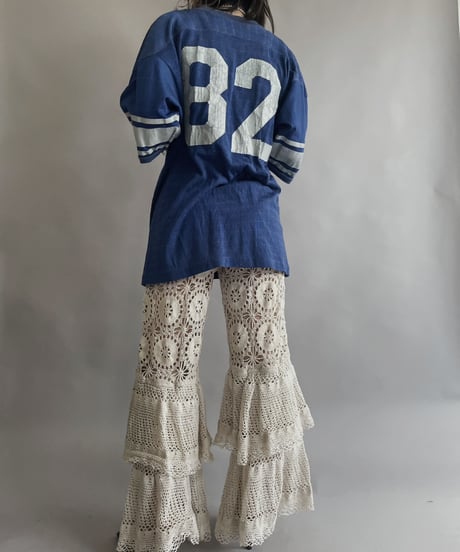 【RE;CIRCLE】 RE Crochet Tiered Pants / 230504-008