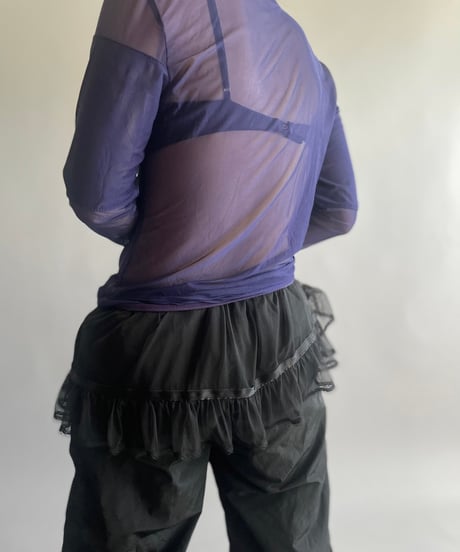 【USED】 Calvin Klein Jeans Sheer Top /241006-008