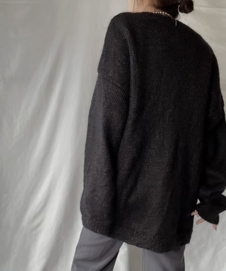 【USED】  Acrylic Knit Cardigan/220127-027