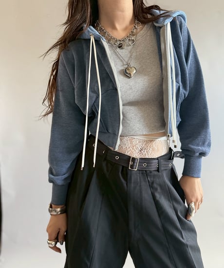【RE;CIRCLE】 RE Zip Parka Short  / 251002-010