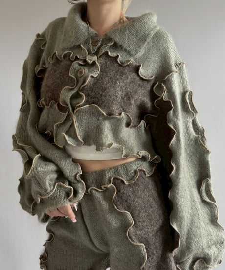 【RE;CIRCLE】 RE Mellow Mohair Knit Set up/ 251127-001