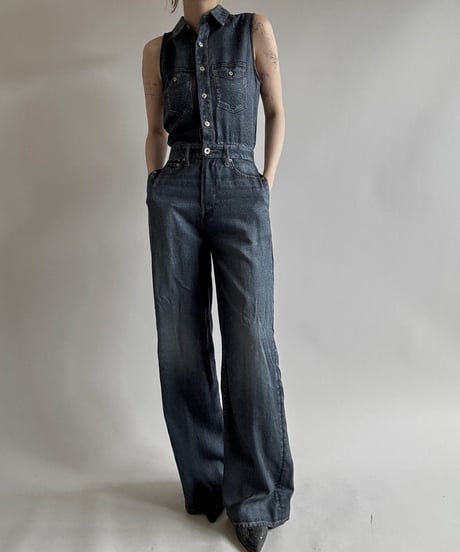 【USED】 Dead Stock rag & bone Denim Print All in One  / 250628-024