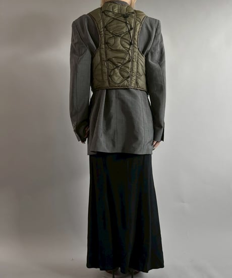 【RE;CIRCLE】 RE Liner Code Vest Khaki / LINER-06
