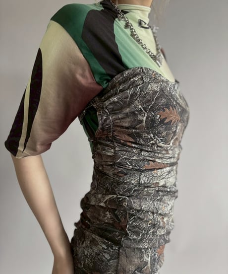 【USED】 Real Tree Camouflage Pattern Design One-Piece / 260411-009