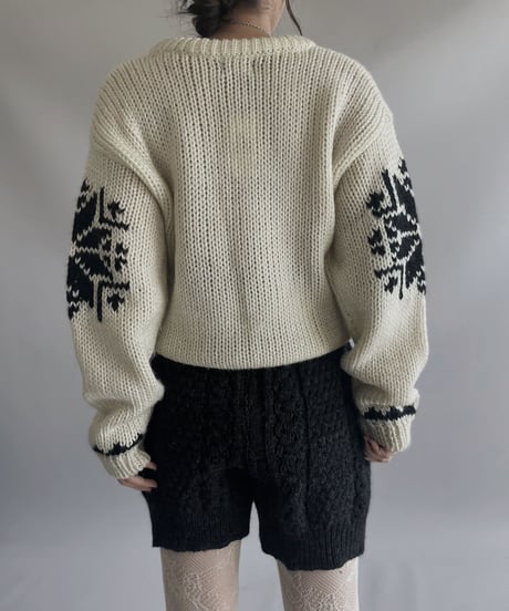 【USED】 Nordic Wool Knit Top/ 231026-006