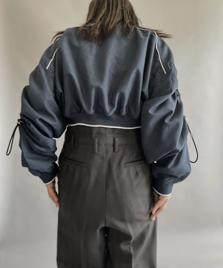 【RE;CIRCLE】 RE Nylon Drawcord Pullover Navy / 230406-014
