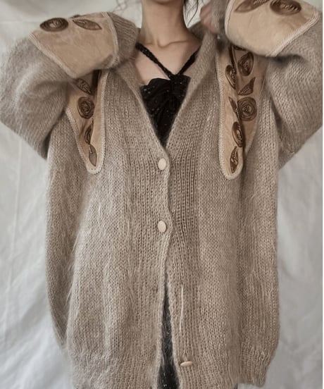 【USED】    Mohair Knit Cardigan/211216-018